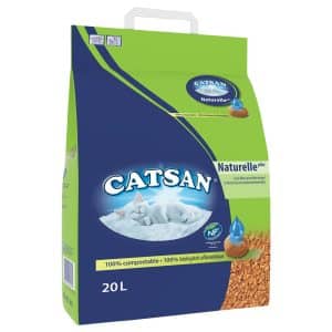 10 % rabatt på Catsan Naturelle Plus kattsand 20 l! - 20 l