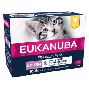 20 % rabatt! Eukanuba Grain Free våtfoder för katt - Kitten Kyckling