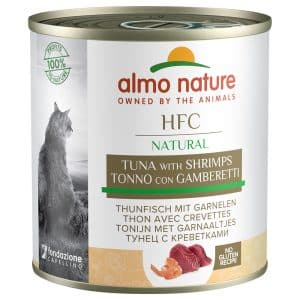 Almo Nature HFC 6 x 280 g - Tonfisk & räkor