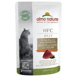 Almo Nature HFC Jelly Pouch 6 x 55 g - Tonfiskfilé & alger