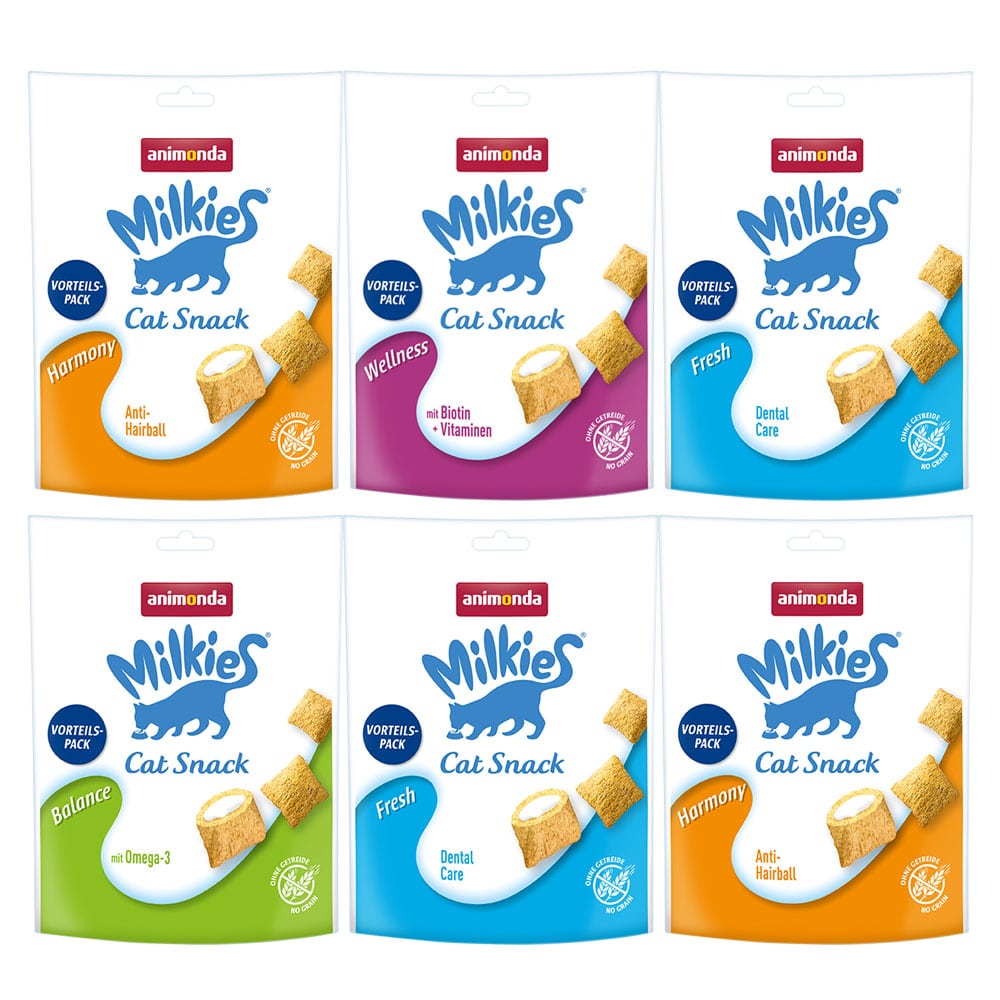 Animonda Milkies Mixpack - 6 x 120 g (4 sorter)