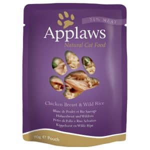 Applaws Pouch in Broth 12 x 70 g - Kyckling & vildris