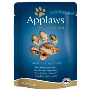 Applaws Pouch in Broth 12 x 70 g - Tonfisk & havsbrax