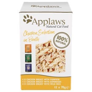 Applaws Selection in Broth Mixpack 12 x 70 g - 12 x 70 g Kycklingvarianter