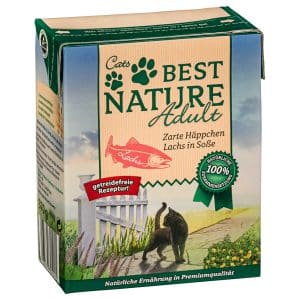 Best Nature Adult Cat 8 x 370 g - Lax i sås