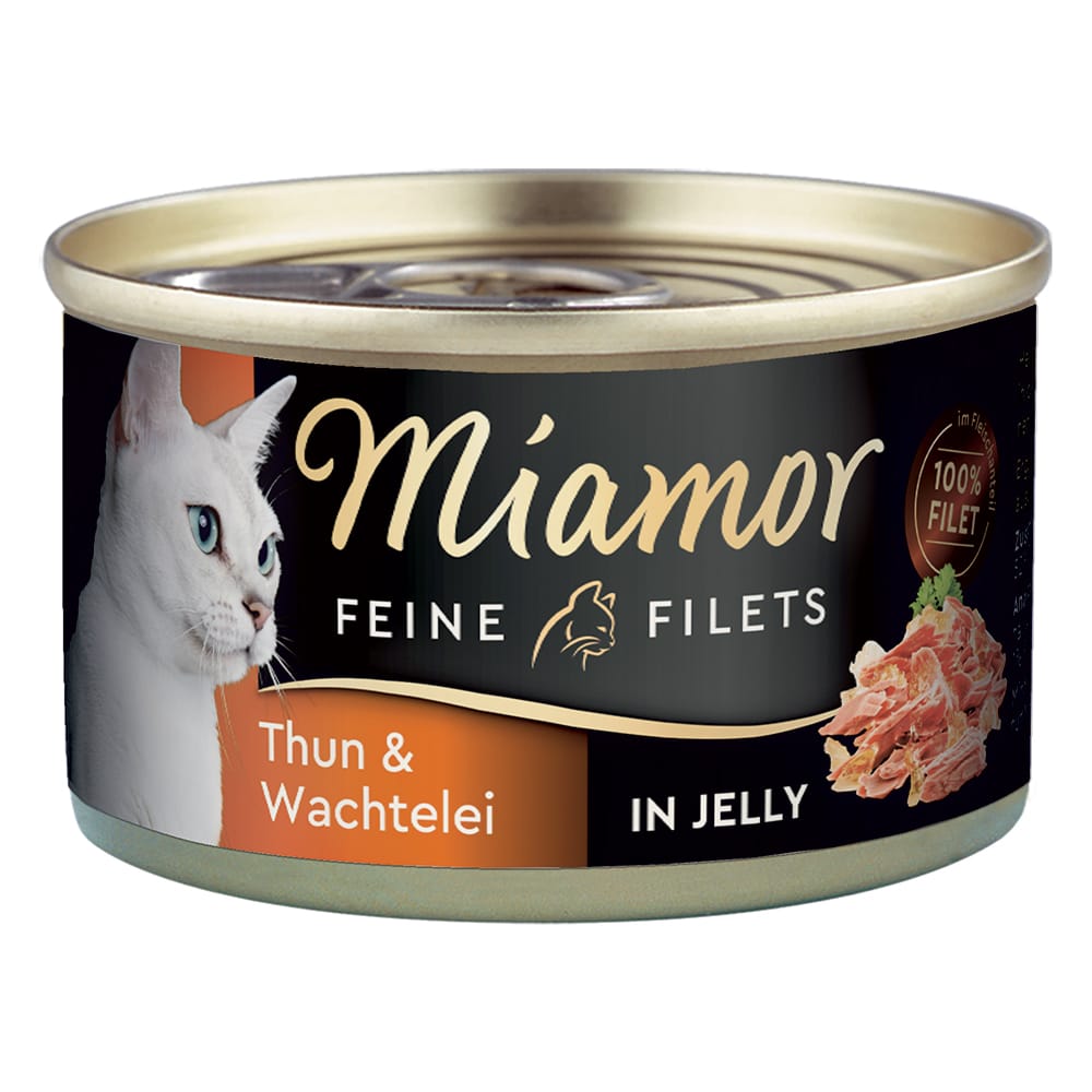 Blandpack: Miamor Fine Filets 12 x 100 g - Blandpack II 4 sorter