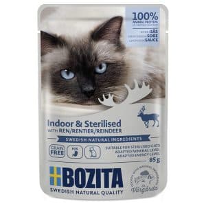 Bozita Bitar i sås Indoor & Sterilised 12 x 85 g - Ren