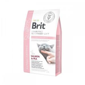 Brit Veterinary Diet Cat Hypoallergenic Grain Free Salmon & Pea (2 kg)