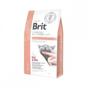Brit Veterinary Diet Cat Renal Grain Free Egg & Pea (2 kg)