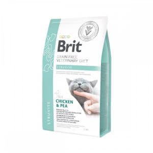 Brit Veterinary Diet Cat Struvite Grain Free Chicken & Pea (2 kg)