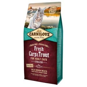 Carnilove Fresh Adult Sterilised Cat med karp & öring - 6 kg