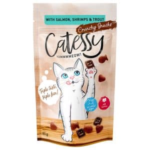 Catessy Crunchy Snacks 65 g - Lax, Räkor, Öring