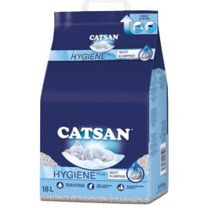 Catsan kattströ till sparpris! - Hygiene plus (18 l)