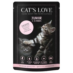 Cat's Love 12 x 85 g - Junior Kyckling