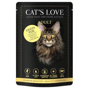 Cat's Love 12 x 85 g - Kyckling pur