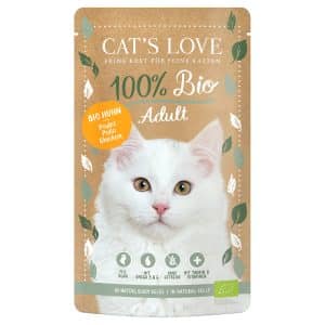 Cat's Love Bio 6 x 100 g - Kyckling
