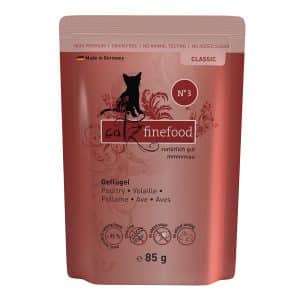 catz finefood i portionspåse 8 x 85 g - Fjäderfä