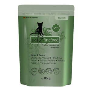 catz finefood i portionspåse 8 x 85 g - Kyckling & fasan
