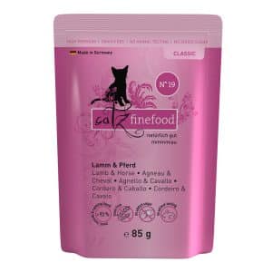 catz finefood i portionspåse 8 x 85 g - Lamm & häst
