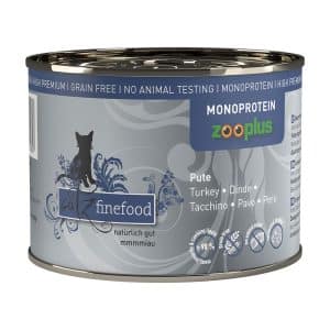 catz finefood Monoprotein zooplus 6 x 200 g - Kalkon