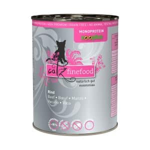 catz finefood Monoprotein zooplus 6 x 400 g - Nötkött