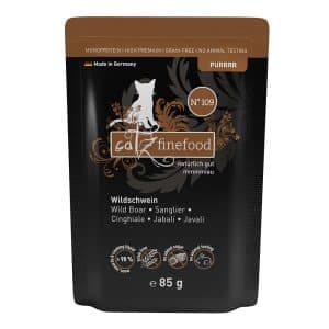 catz finefood Purrrr Pouch 8 x 85 g - No.109 Vildsvin