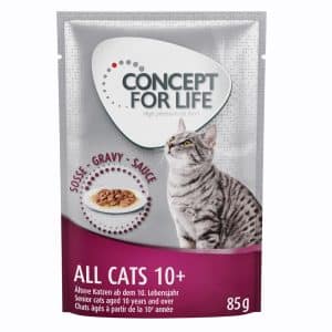 Concept for Life All Cats 10+ - i sås - 12 x 85 g