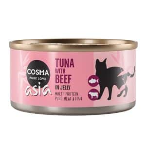 Cosma Asia in Jelly 6 x 170 g - Tonfisk & nötkött