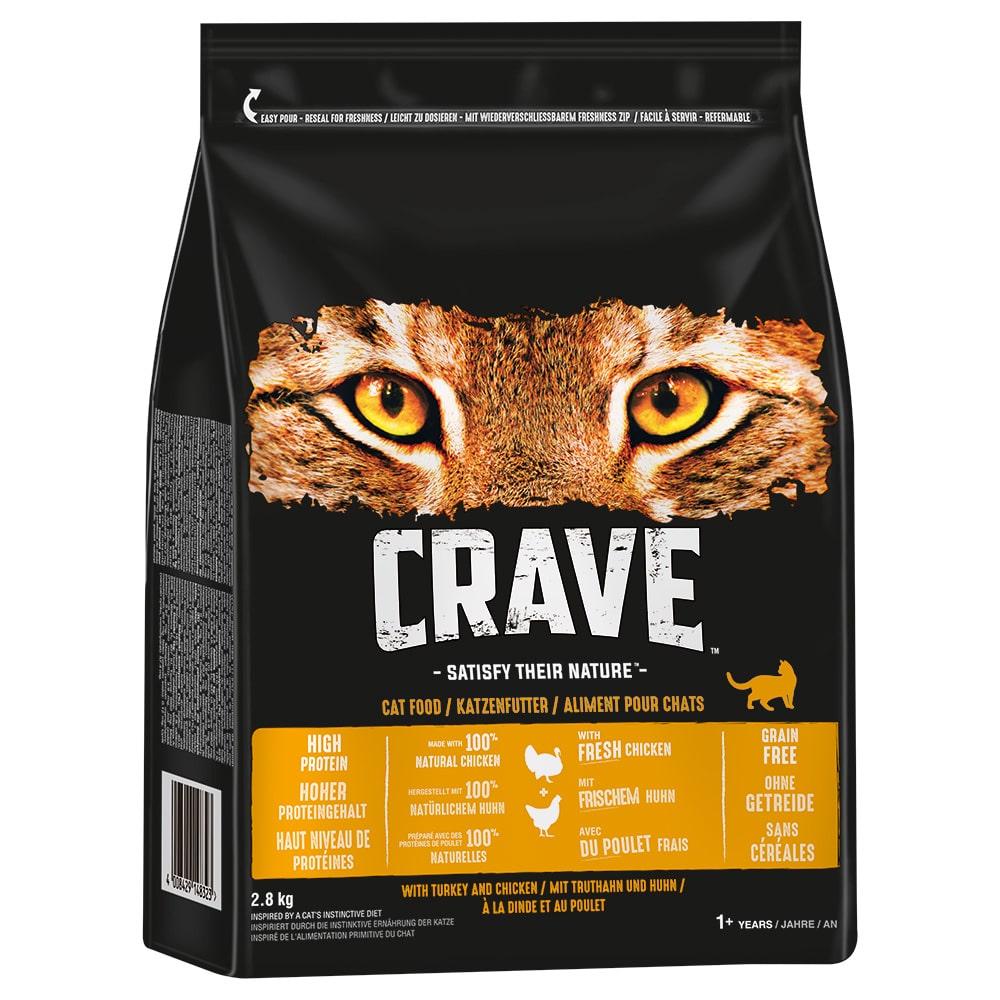 Crave Adult Turkey & Chicken - 2,8 kg