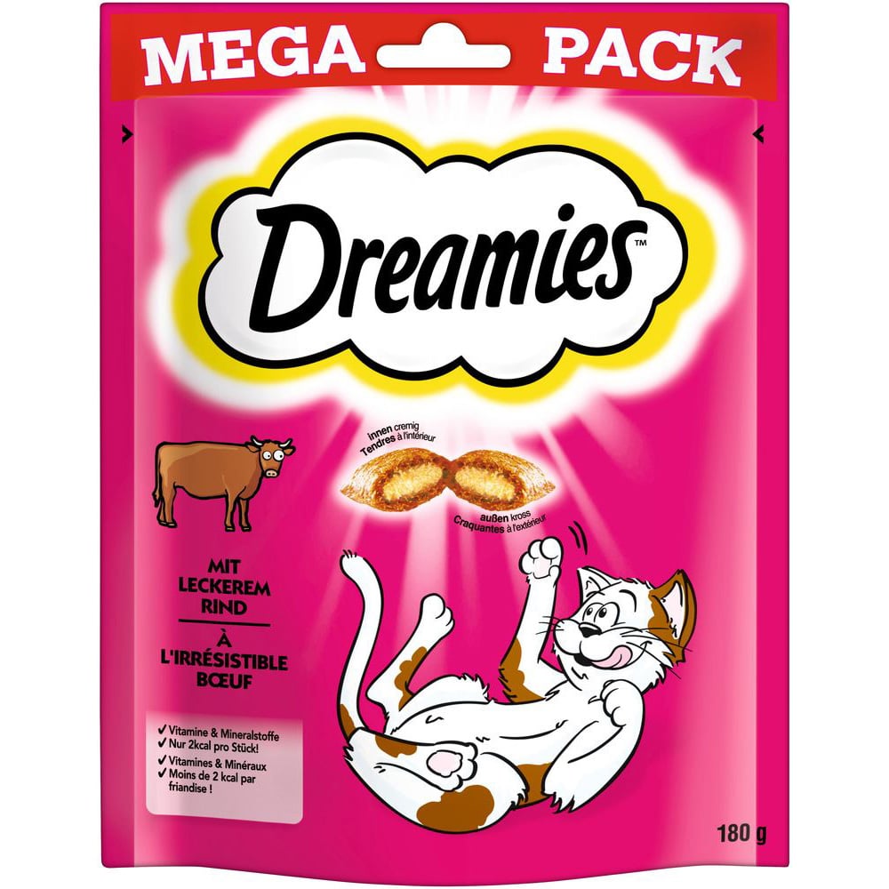 Dreamies Cat Treats Big Pack 180 g - Nötkött