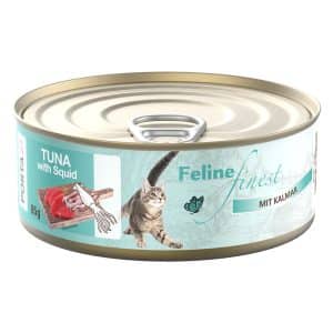 Feline Finest våtfoder 85 g - Tonfisk & bläckfisk