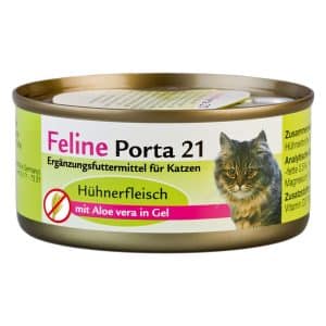 Feline Porta 21 6 x 156 g - Kyckling med aloe - spannmålsfritt