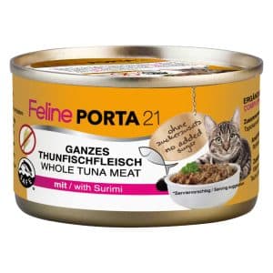 Feline Porta 21 kattfoder 1 x 90 g - Tonfisk med surimi - spannmålsfritt