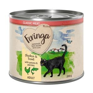 Feringa Classic Meat Menu 6 x 200 g - Öring & kyckling med potatis & persilja