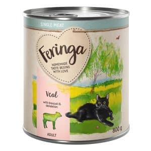 Feringa Single Meat Menu 6 x 800 g - Kalv med broccoli & maskros