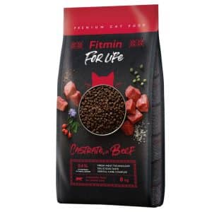 Fitmin Cat For Life Castrate, nötkött - 8 kg
