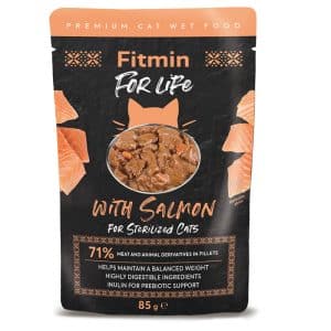 Fitmin Cat For Life Steriliserad, 28 x 85 g - Lax