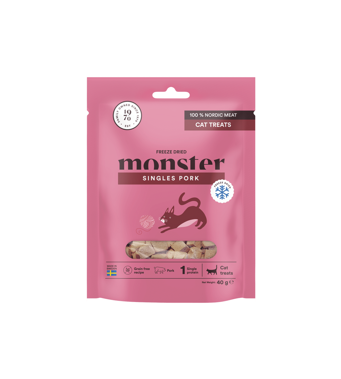 Freeze Dried Cat Treats Pork - 45 g