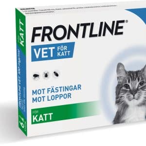 Frontline Vet - Spot-on Lösning för Katt 100 mg/ml 6 x 0,5 ml - Pipetter, 6 x 0,5 ml
