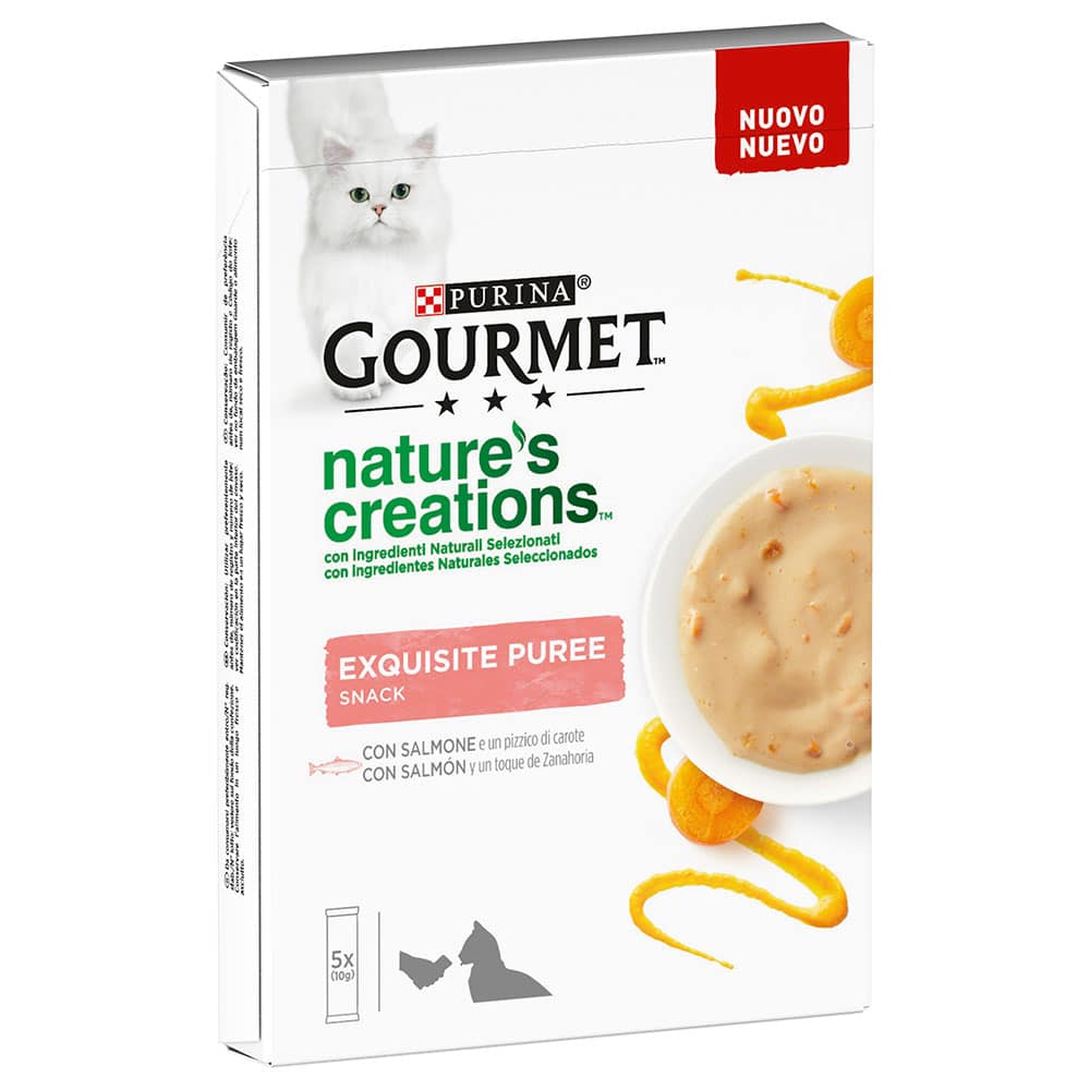 Gourmet Nature's Creations Snack 5 x 10 g - Salmon & Carrots