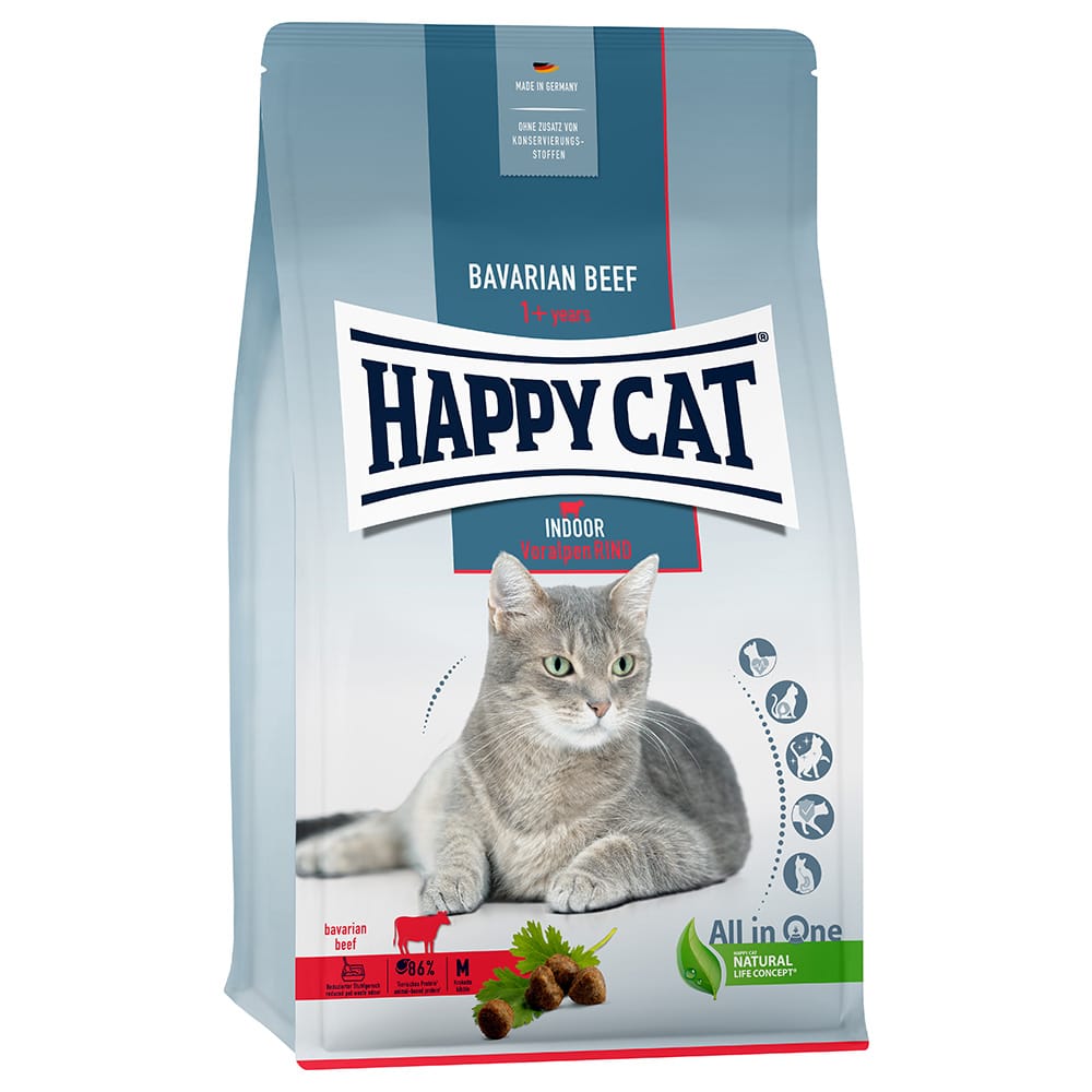 Happy Cat Indoor Bavarian Beef - 4 kg