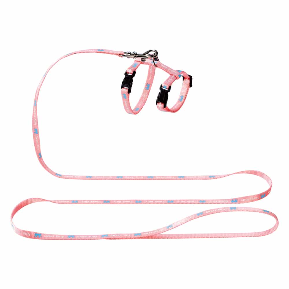 HUNTER Sweet Kitty set sele och koppel - Rosa
