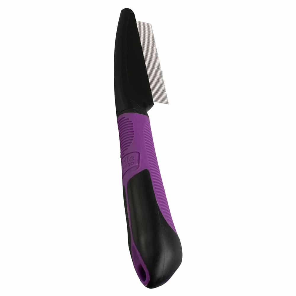Karlie Professional loppkamm med grepp - L 21 x B 5 x H 3 cm