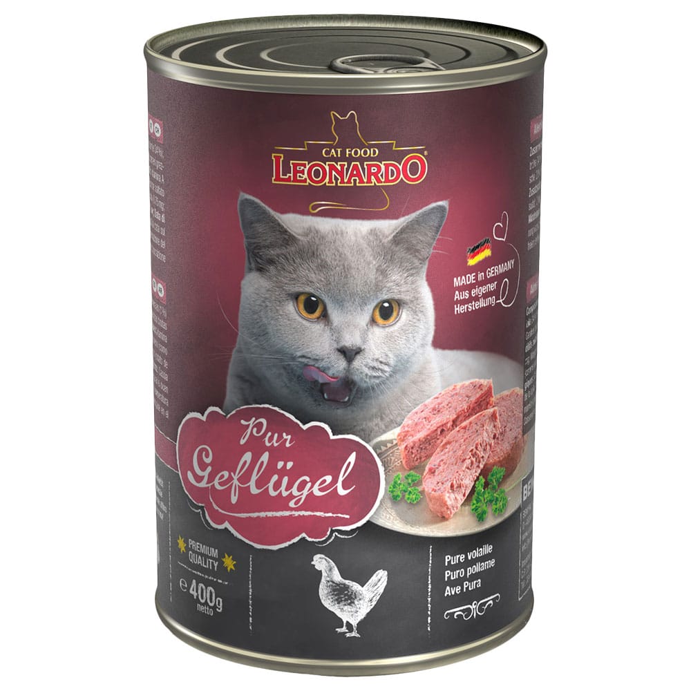 Leonardo All Meat 6 x 400 g - Pure Poultry