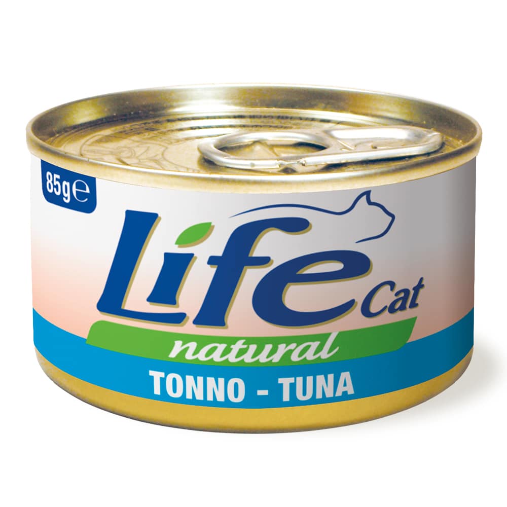 LifeCat Natural Adult våtfoder för katter 6 x 85 g - Tonfisk