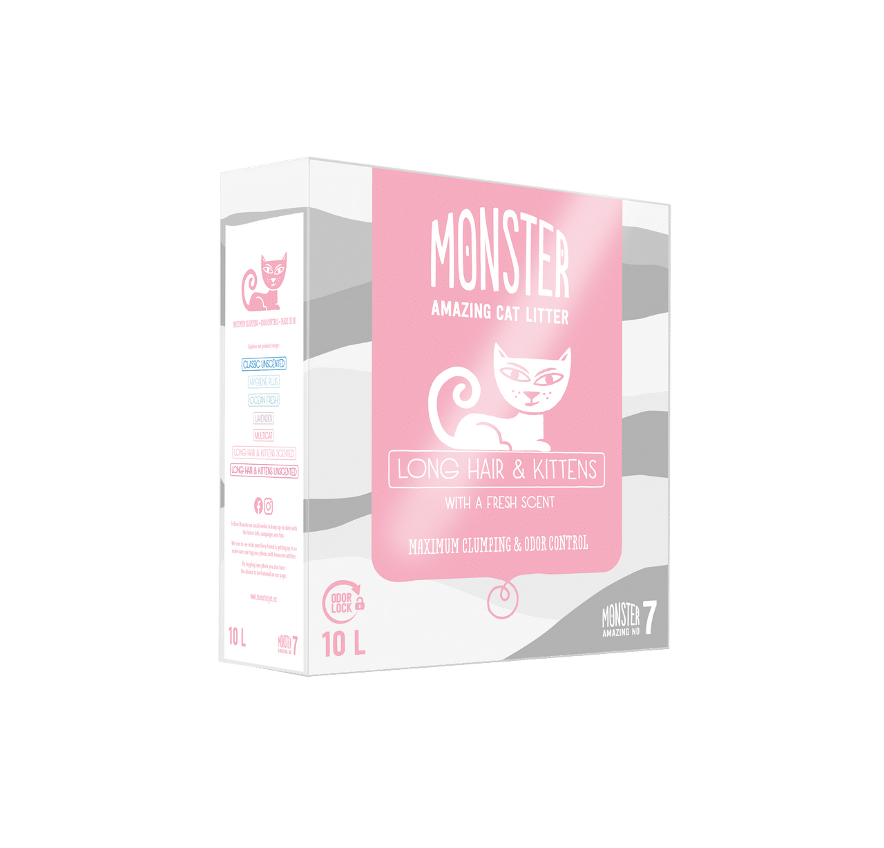 Long Hair/Kitten Scented - 10 L