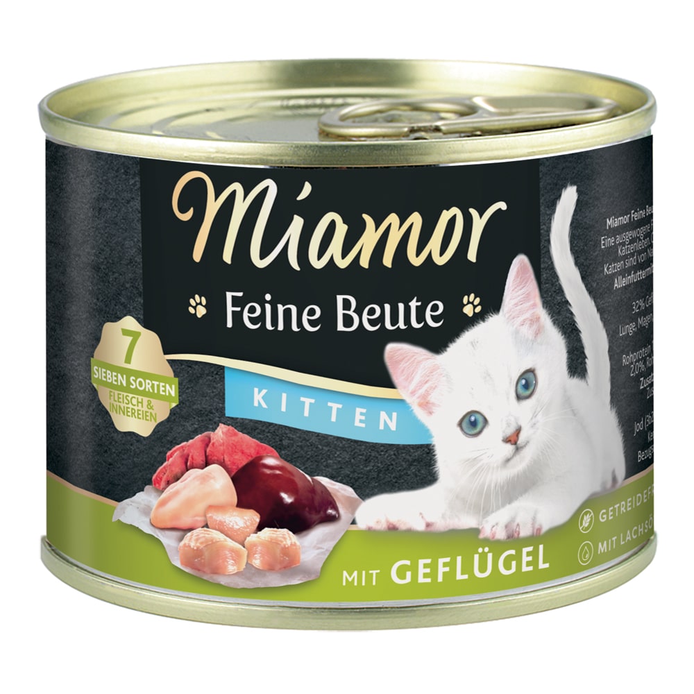 Miamor Feine Beute 12 x 185 g Kitten Hönskött