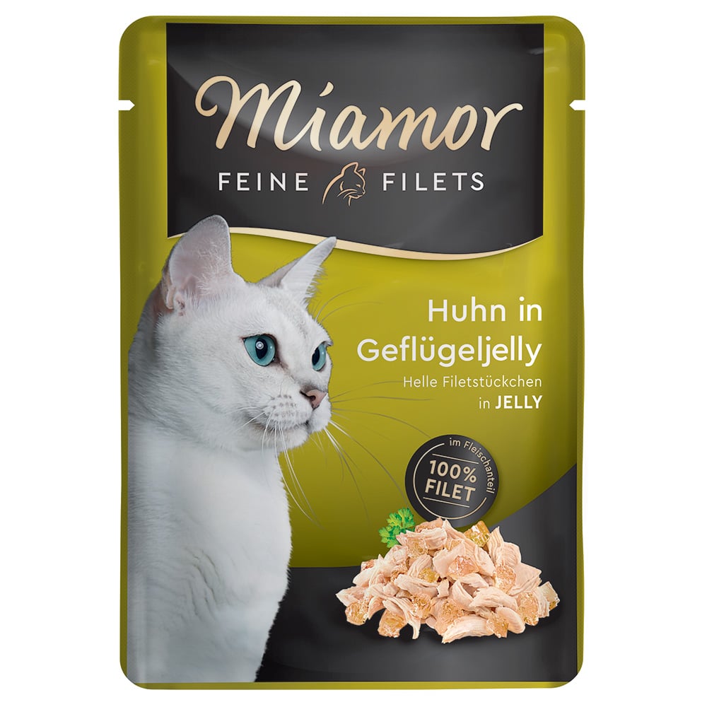 Miamor Fine Filets Pouch 6 x 100 g - Kyckling i fjäderfägelé