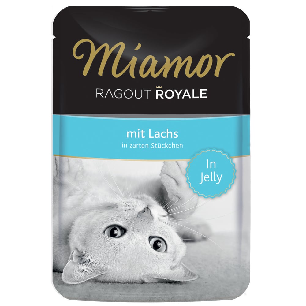 Miamor Ragout Royale i gelé 22 x 100 g - Lax