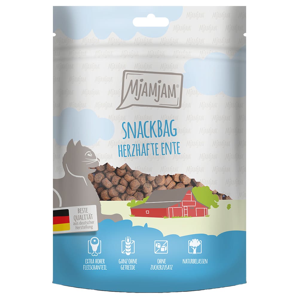 MjAMjAM Snackbag Savoury Duck - 125 g